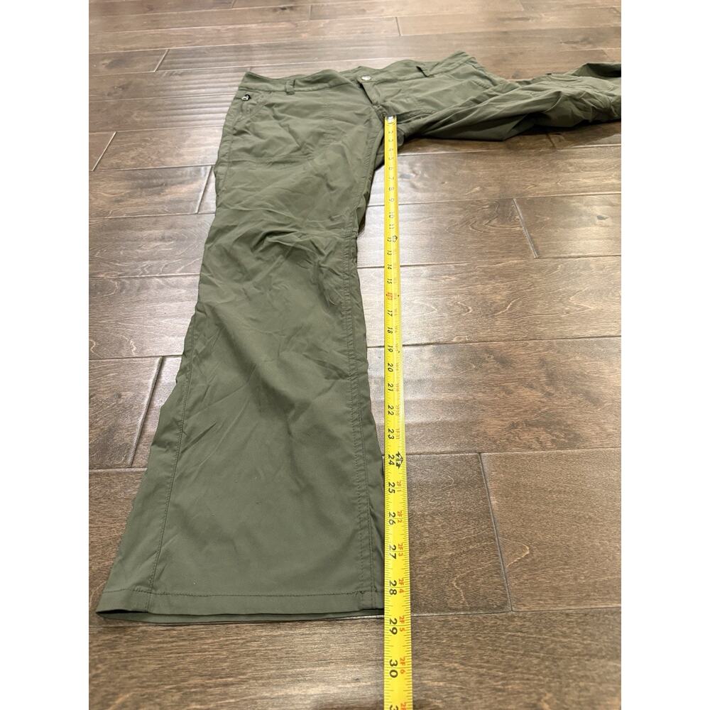 REI Womens Green Nylon Blend Hiking Stretch Pants Size 12 Petite *Flaws* - Picture 6 of 9